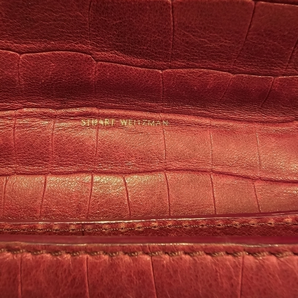 Stuart Weitzman Red crossbody purse. - Picture 9 of 9